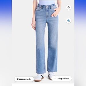 Women’s s high rise straight leg jeans